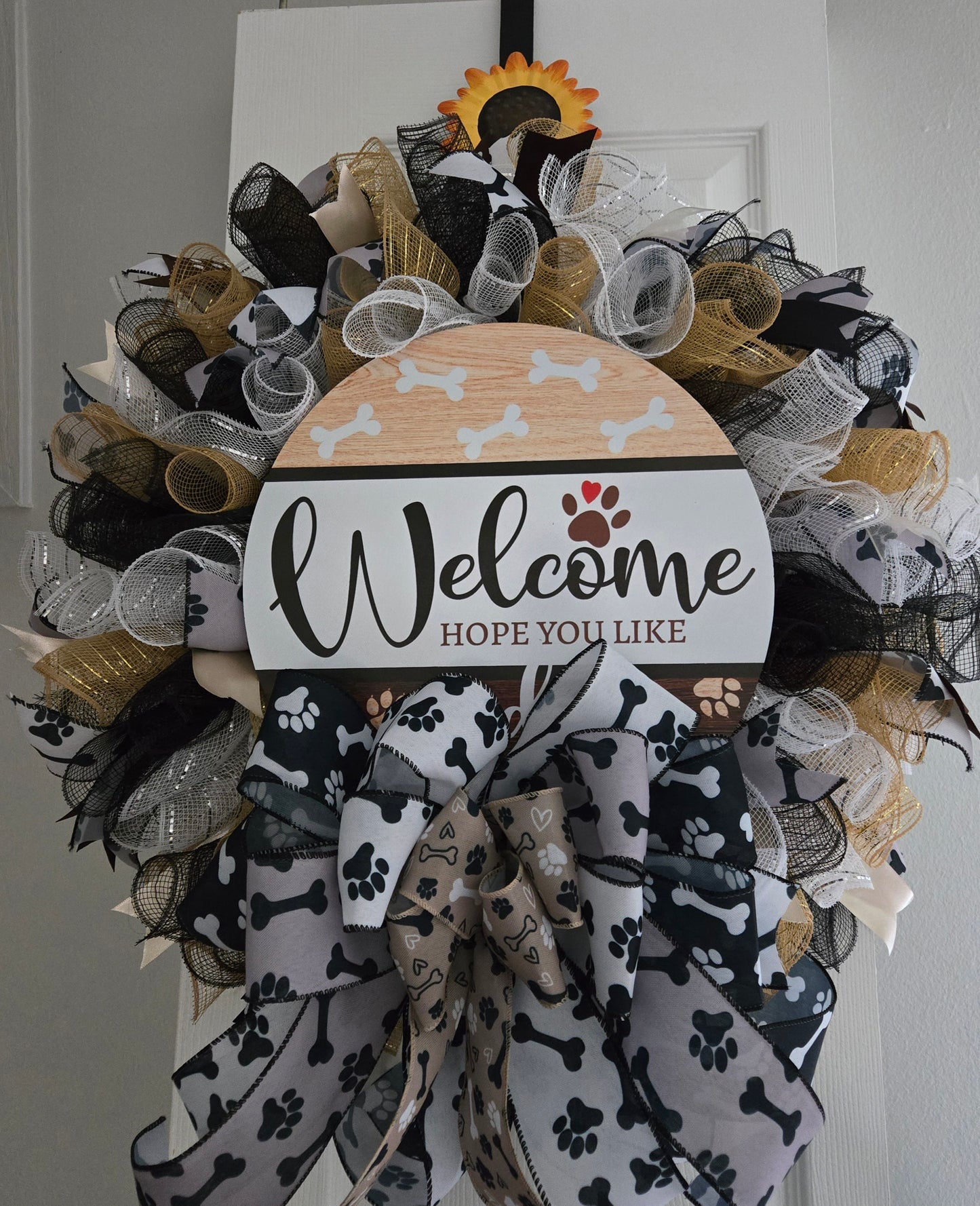 Dog lovers wreath