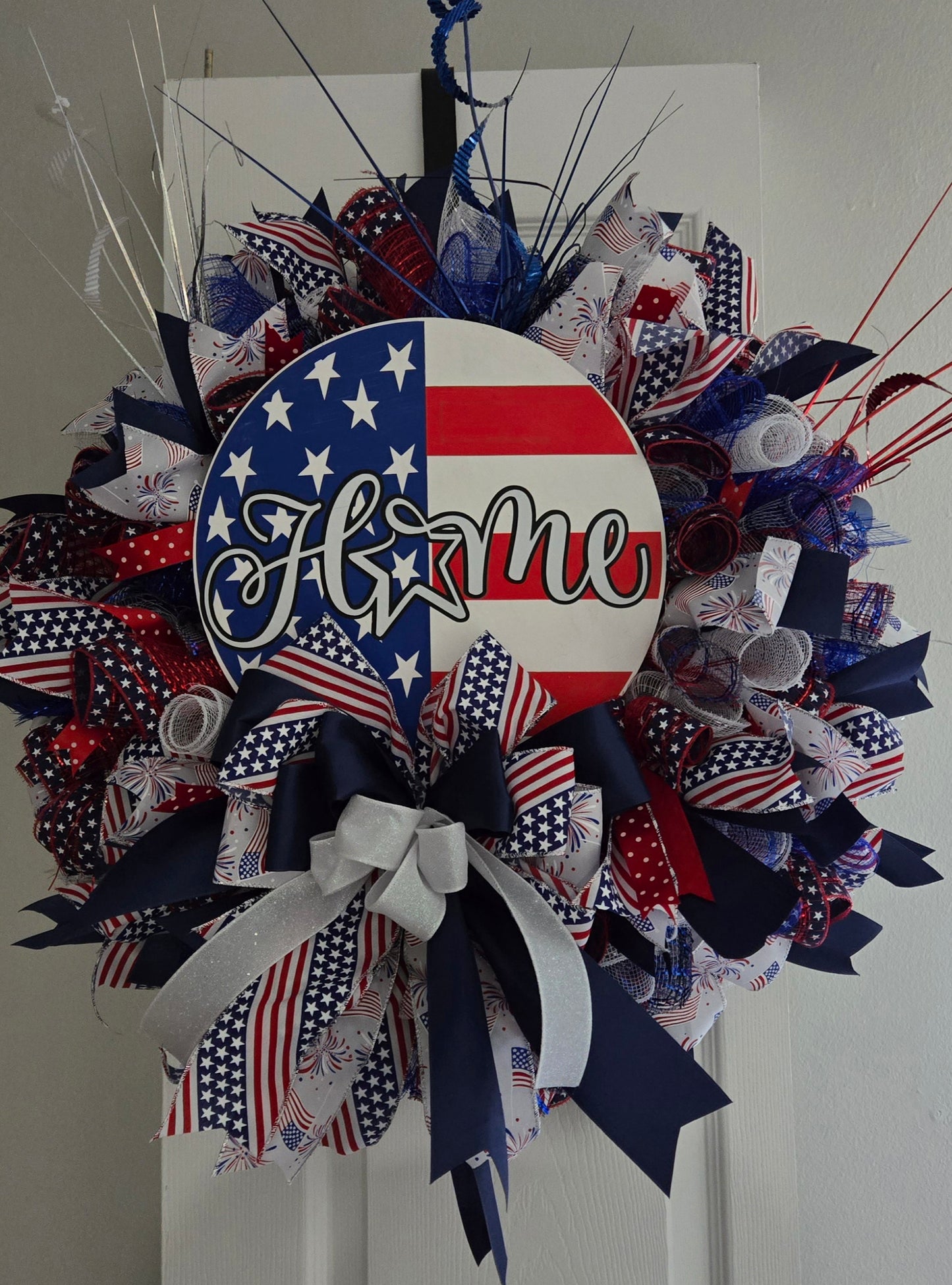 American Flag Wreath